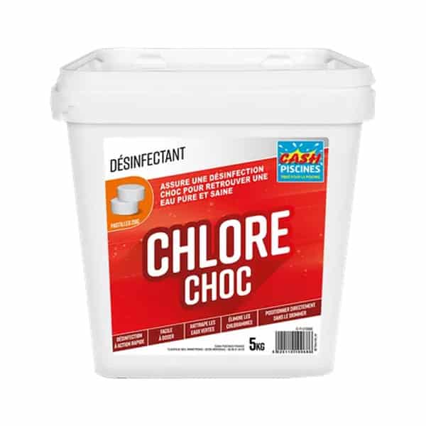 Chlore choc Aiga MAREVA - 20g - 5kg - 111010U - Espace Bricolage